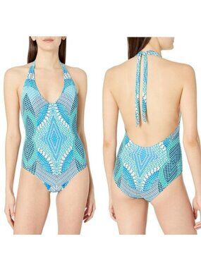 Echo Design Havana Geo Low-v Back One Piece Swimsuit - 6